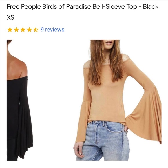 Free People off shoulder top - Picture 1 of 3